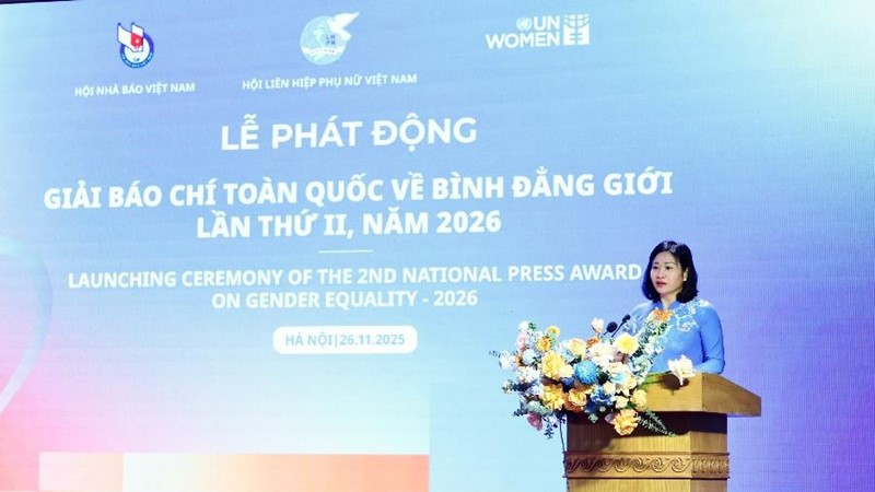 Phát động Giải Báo chí toàn quốc về Bình đẳng giới lần thứ II, năm 2026