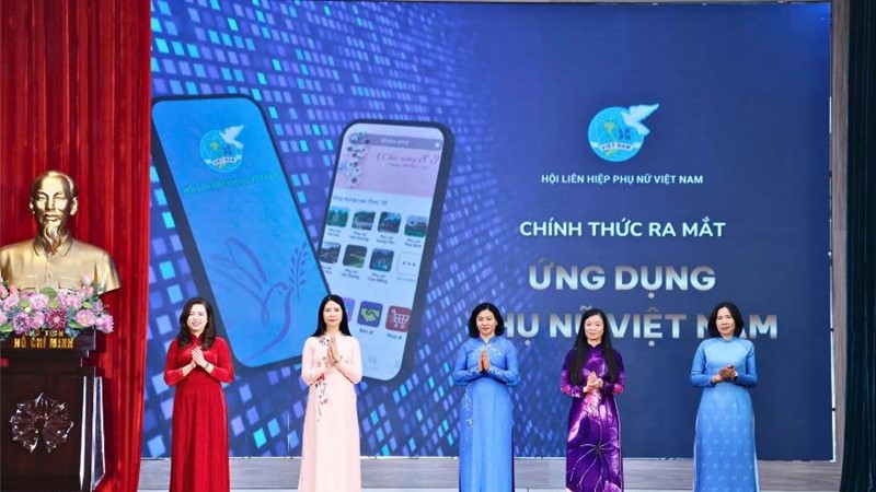 Hội LHPN Việt Nam ra mắt Ứng dụng “Phụ nữ Việt Nam” thúc đẩy phụ nữ tham gia chuyển đổi số