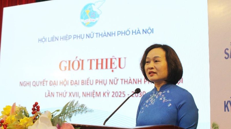 Hội LHPN Hà Nội quán triệt, triển khai Nghị quyết Đại hội đại biểu phụ nữ thành phố Hà Nội lần thứ XVII, nhiệm kỳ 2025-2030