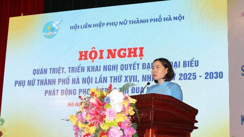 Mỗi cơ sở Hội có ít nhất 1 công trình, phần việc vì phụ nữ, trẻ em và cộng đồng
