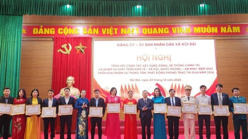 Xã Nội Bài tập trung xây dựng Đảng và hệ thống chính trị trong sạch, vững mạnh, tinh gọn, hiệu lực, hiệu quả