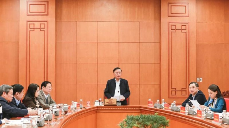 Tập trung cao độ, phối hợp chặt chẽ trong công tác chuẩn bị Đại hội XIV của Đảng