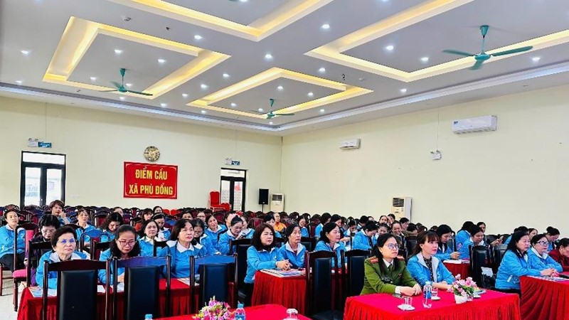 Hội LHPN xã Phù Đổng triển khai nhiệm vụ công tác Hội quý I năm 2026