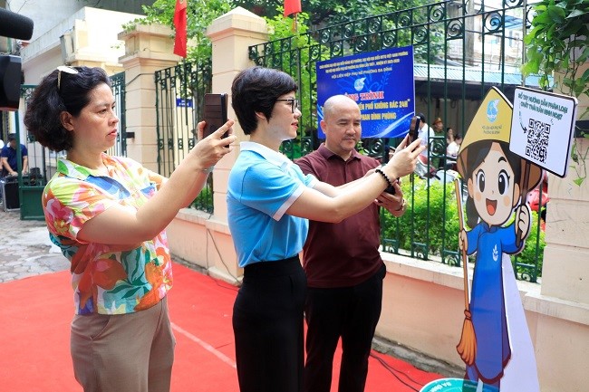 “Ba Đình số hóa - Tuyến phố không rác 24h“