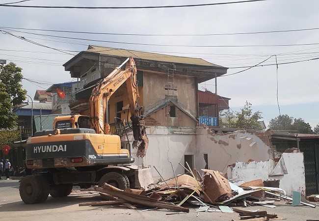 Xã Đoài Phương hoàn thành giải phóng mặt bằng dự án tỉnh lộ 418