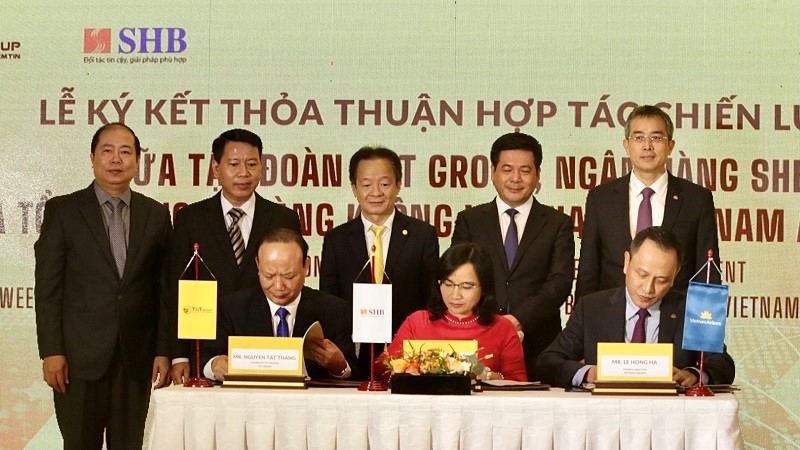 T&T Group, SHB hợp tác chiến lược với  Vietnam Airlines và Đường sắt Việt Nam