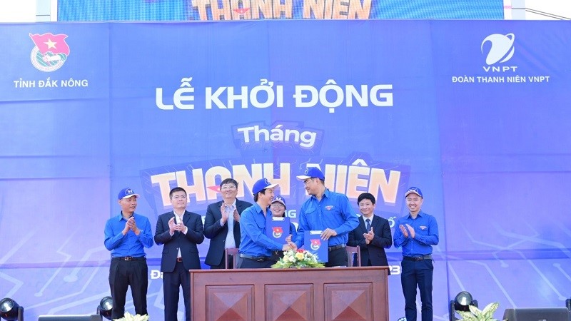 Đoàn thanh niên VNPT phối hợp với Tỉnh Đoàn Đăk Nông khởi động Tháng Thanh niên năm 2023