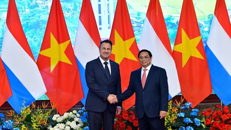 Thủ tướng Phạm Minh Chính hội đàm với Thủ tướng Luxembourg Xavier Bettel