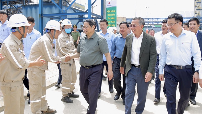 Thủ tướng Phạm Minh Chính dự Lễ khánh thành NMNĐ Thái Bình 2