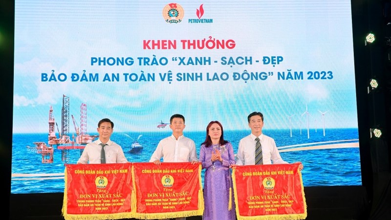 Công đoàn Dầu khí Việt Nam phát động Tháng Công nhân và tuyên dương người lao động Dầu khí tiêu biểu năm 2024