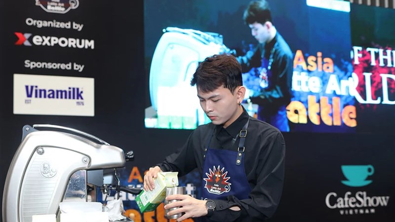 Vinamilk khẳng định vị thế pha chế tại đấu trường quốc tế Asia Latte Art Battle