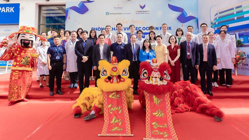 Vinmec khai trương Phòng khám Đa khoa Quốc tế Vinmec đầu tiên tại Vinhomes Ocean Park 