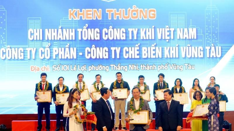 3 công ty trực thuộc PV GAS được tỉnh Bà Rịa - Vũng Tàu tôn vinh Doanh nghiệp tiêu biểu năm 2024