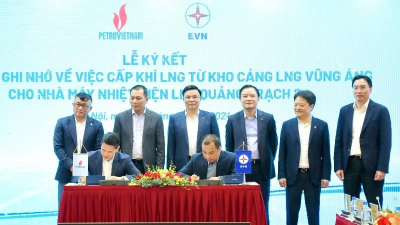 PV GAS ký kết biên bản ghi nhớ với Tập đoàn Điện lực Việt Nam