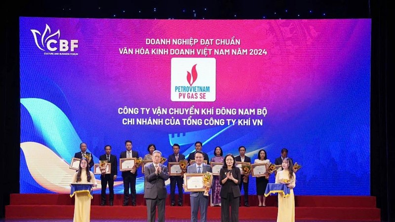 PV GAS SE - Doanh nghiệp đạt chuẩn Văn hóa kinh doanh Việt Nam