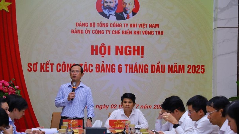 Đảng bộ PV GAS VUNG TAU hoàn thành xuất sắc công tác 6 tháng đầu năm 2025