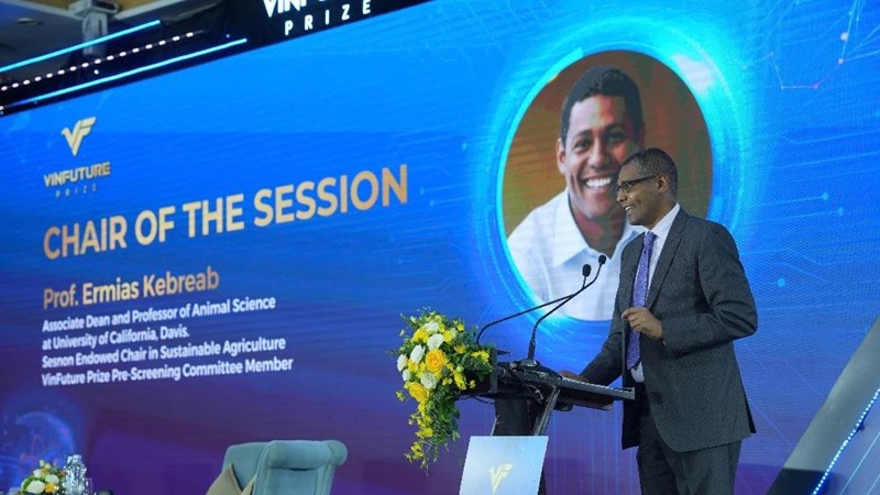 GS. Ermias Kebreab: Giải thưởng VinFuture tạo nên không gian đối thoại mở hiếm thấy