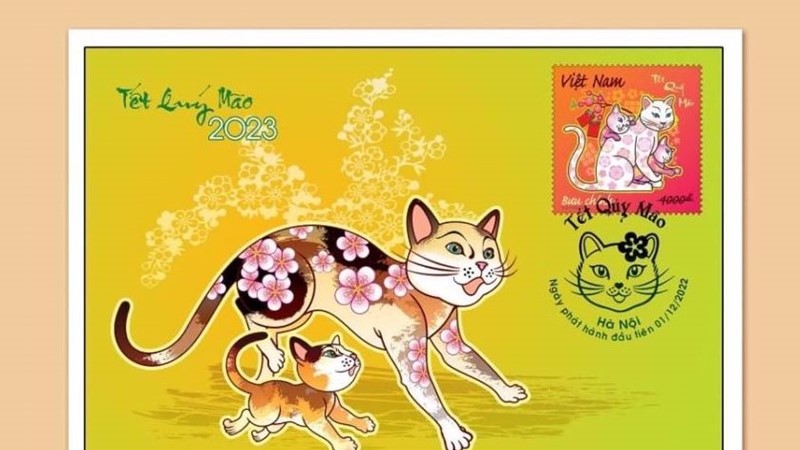 Tết Quý Mão nói chuyện hình tượng mèo trong tem Bưu chính