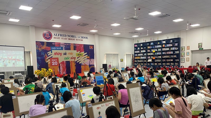 Những thông điệp ý nghĩa qua cuộc thi vẽ “Những sắc màu cuộc sống” 