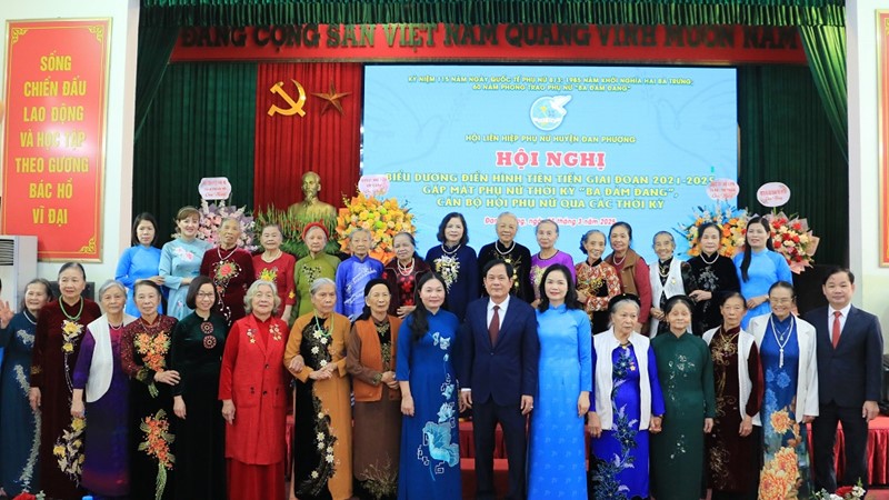 Hội LHPN huyện Đan Phượng phát huy tinh thần “Ba đảm đang”, đạt nhiều thành tích giai đoạn 2021-2025 