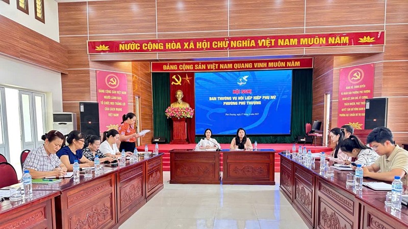 Hội LHPN Phường Phú Thượng sẵn sàng vận hành thử nghiệm bộ máy 