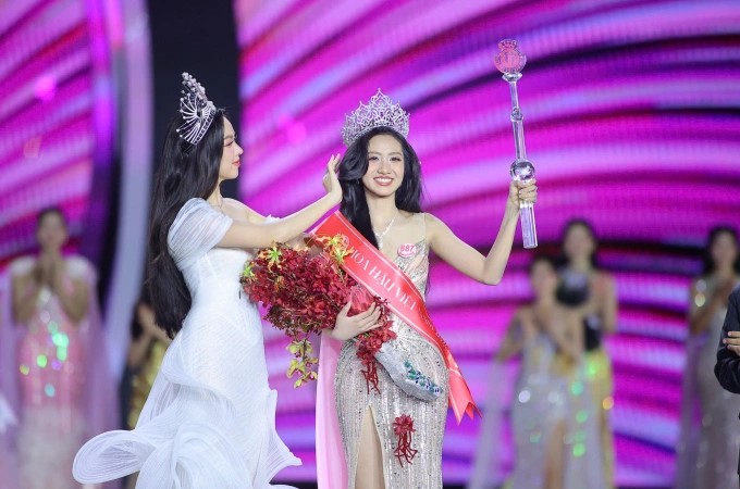 Người đẹp Hà Trúc Linh đăng quang Hoa hậu Việt Nam 2024