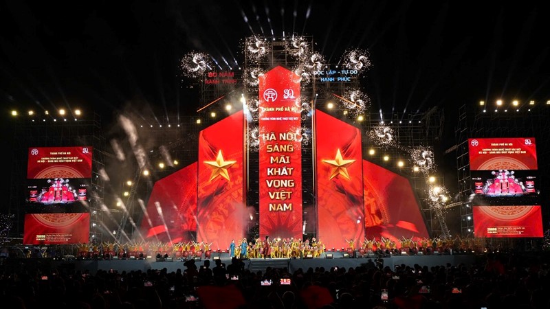 Những hình ảnh mãn nhãn trong chương trình “Hà Nội - Sáng mãi khát vọng Việt Nam”