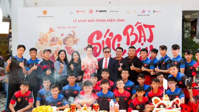 Phim điện ảnh tái định nghĩa Lân Sư Rồng là môn thể thao đỉnh cao rộn ràng khai máy 