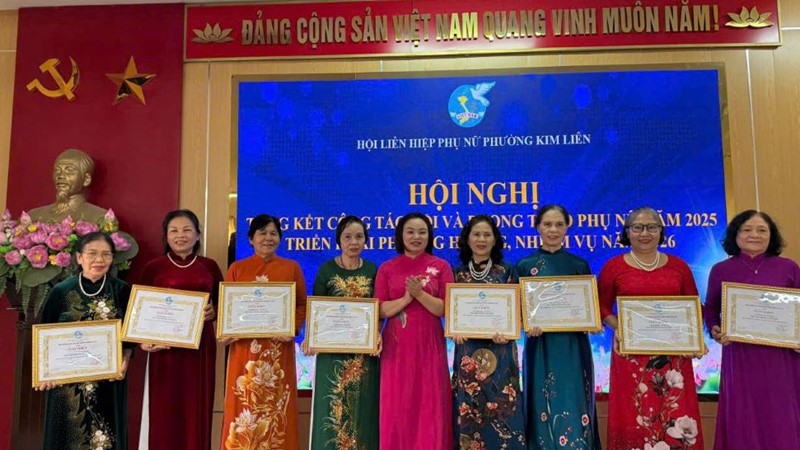 Hội LHPN phường Kim Liên hoàn thành xuất sắc nhiệm vụ năm 2025, quyết tâm thực hiện thắng lợi mục tiêu chuyển đổi số trong giai đoạn tới 