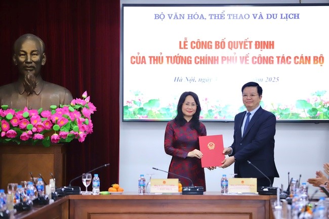 Bà Lâm Thị Phương Thanh giữ chức Thứ trưởng Thường trực Bộ VHTTDL