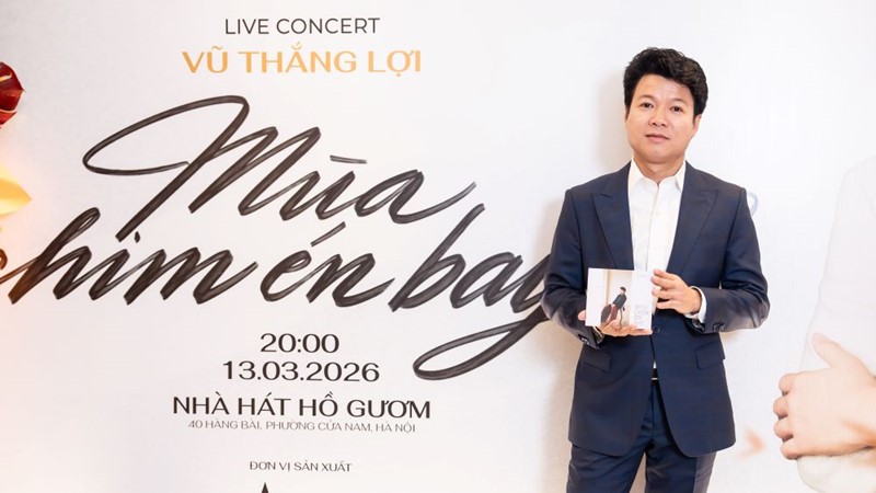 NSƯT Vũ Thắng Lợi công bố “Live concert: Mùa chim én bay” – dấu mốc mới của âm nhạc thính phòng cách mạng