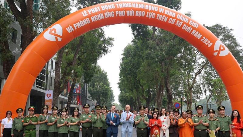 Lực lượng công an nhân dân đồng hành cùng tiến trình bình đẳng giới