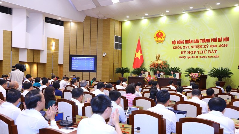 HĐND thành phố Hà Nội thông qua các nghị quyết quan trọng