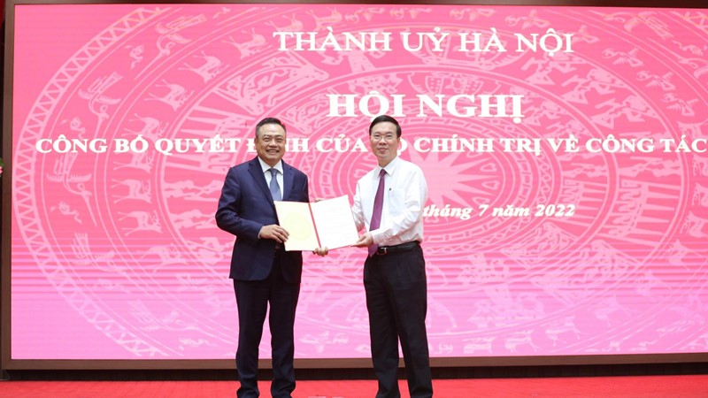 Đồng chí Trần Sỹ Thanh giữ nhiệm vụ Phó Bí thư Thành ủy Hà Nội
