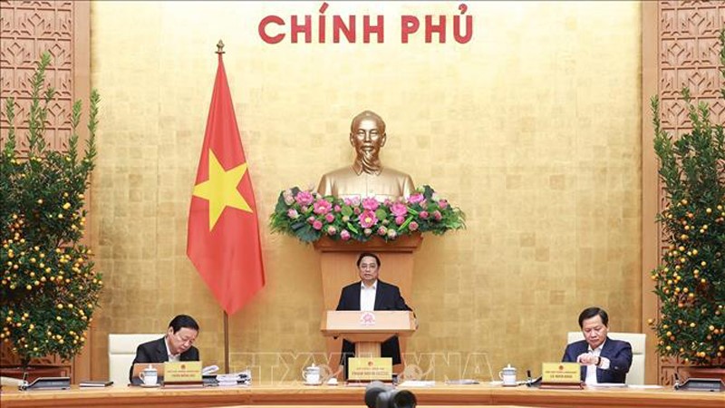 Thủ tướng Phạm Minh Chính chủ trì phiên họp Chính phủ với các địa phương