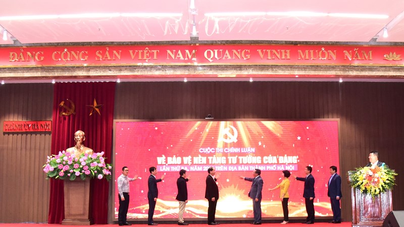 Hà Nội phát động cuộc thi Chính luận về Bảo vệ nền tảng tư tưởng của Đảng lần thứ Ba