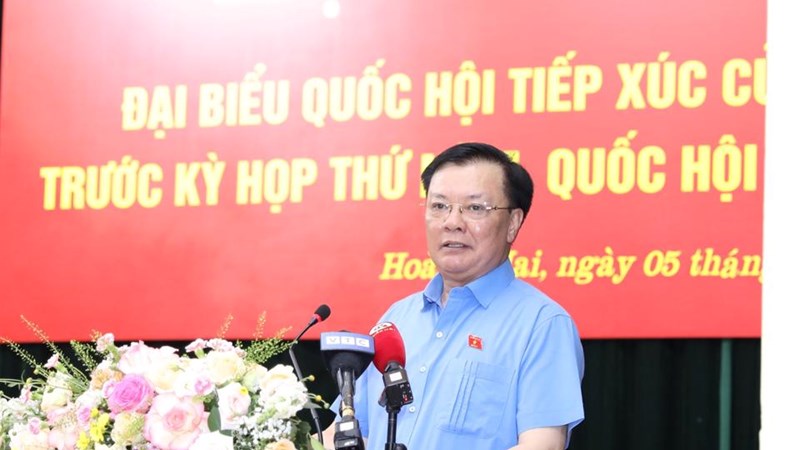 Bí thư Thành ủy Hà Nội: Quận Hoàng Mai cần sớm giải quyết nhu cầu về xây trường học, bãi đỗ xe  ​
