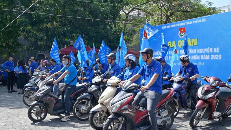 Tuổi trẻ Hà Nội ra quân Chiến dịch Thanh niên tình nguyện hè