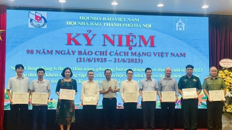Hội Nhà báo TP Hà Nội kỷ niệm 98 năm Ngày Báo chí Cách mạng Việt Nam