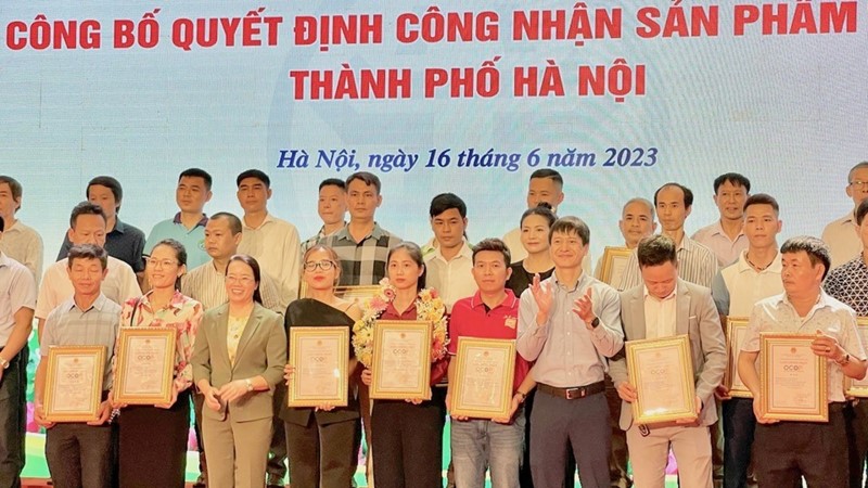 Hà Nội đi đầu cả nước về phát triển Chương trình OCOP