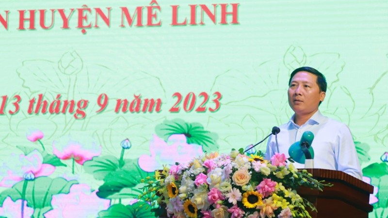 Mê Linh khen thưởng 26 tập thể, cá nhân có thành tích trong triển khai đường Vành đai 4
