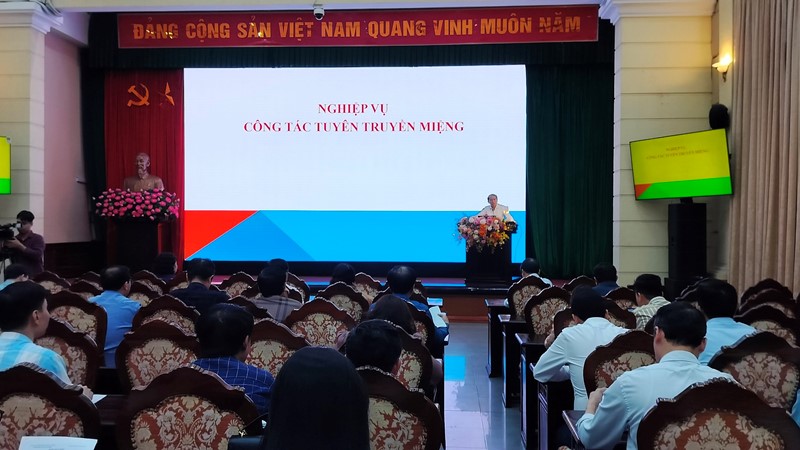 Ban Tuyên giáo Thành ủy Hà Nội tập huấn công tác tuyên truyền miệng cho 300 báo cáo viên  ​