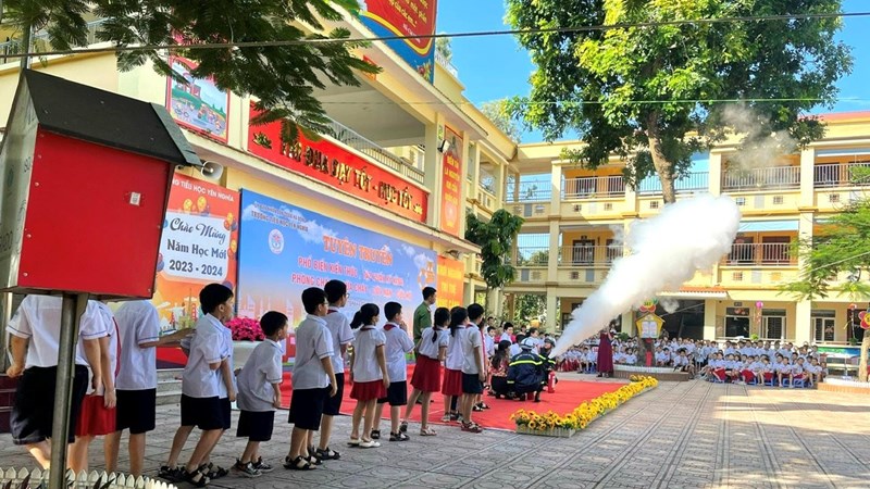Hà Nội: 100% các cơ sở giáo dục trực thuộc  được phổ biến kiến thức, pháp luật về phòng cháy vào học năm học 2023-2024