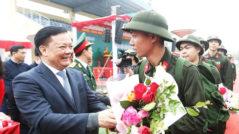 Hà Nội tưng bừng ngày hội tòng quân tại 30 địa phương