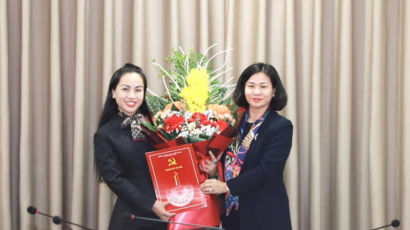 Phó Giám đốc Sở Văn hóa và Thể thao được điều động, chỉ định tham gia Đảng đoàn Hội LHPN Hà Nội