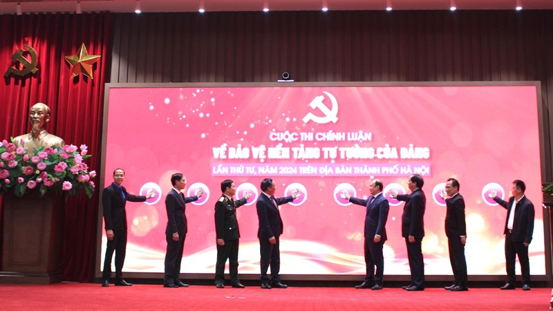 Cuộc thi chính luận về bảo vệ nền tảng tư tưởng của Đảng năm 2024 trên địa bàn Hà Nội sẽ trao 77 giải thưởng