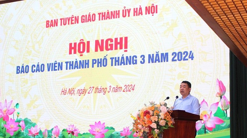 Hà Nội đẩy mạnh tuyên truyền Cuộc thi Chính luận về bảo vệ nền tảng tư tưởng của Đảng lần thứ tư