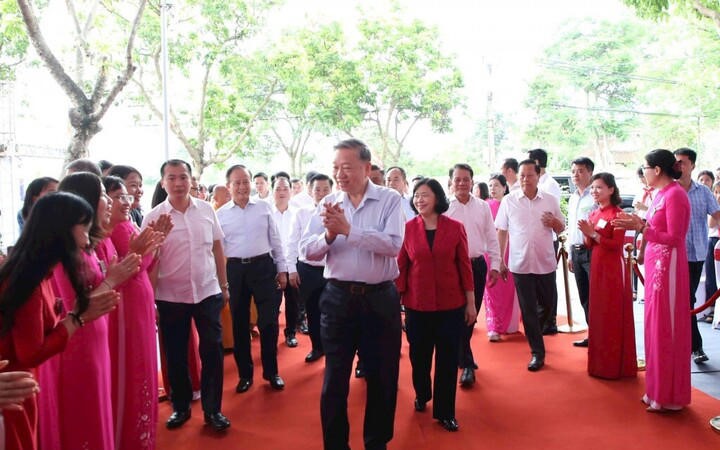 Tổng Bí thư Tô Lâm dự Lễ khởi công xây dựng đền thờ Đức vua Ngô Quyền