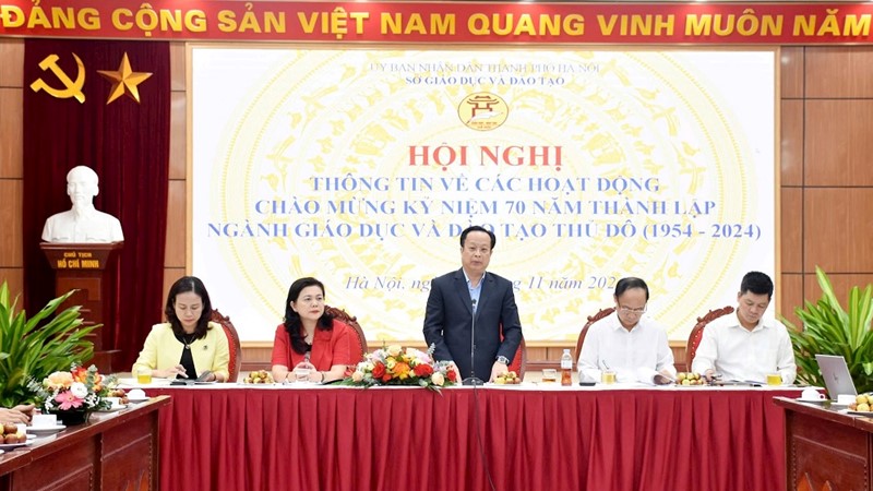 Chuỗi hoạt động ý nghĩa kỷ niệm 70 năm thành lập ngành Giáo dục Hà Nội