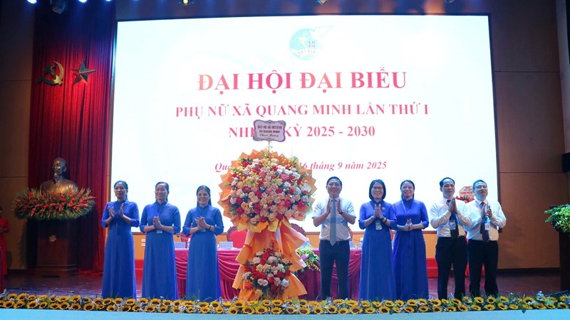 Phát huy truyền thống, bản lĩnh, khát vọng vươn lên của phụ nữ Quang Minh trong kỷ nguyên mới